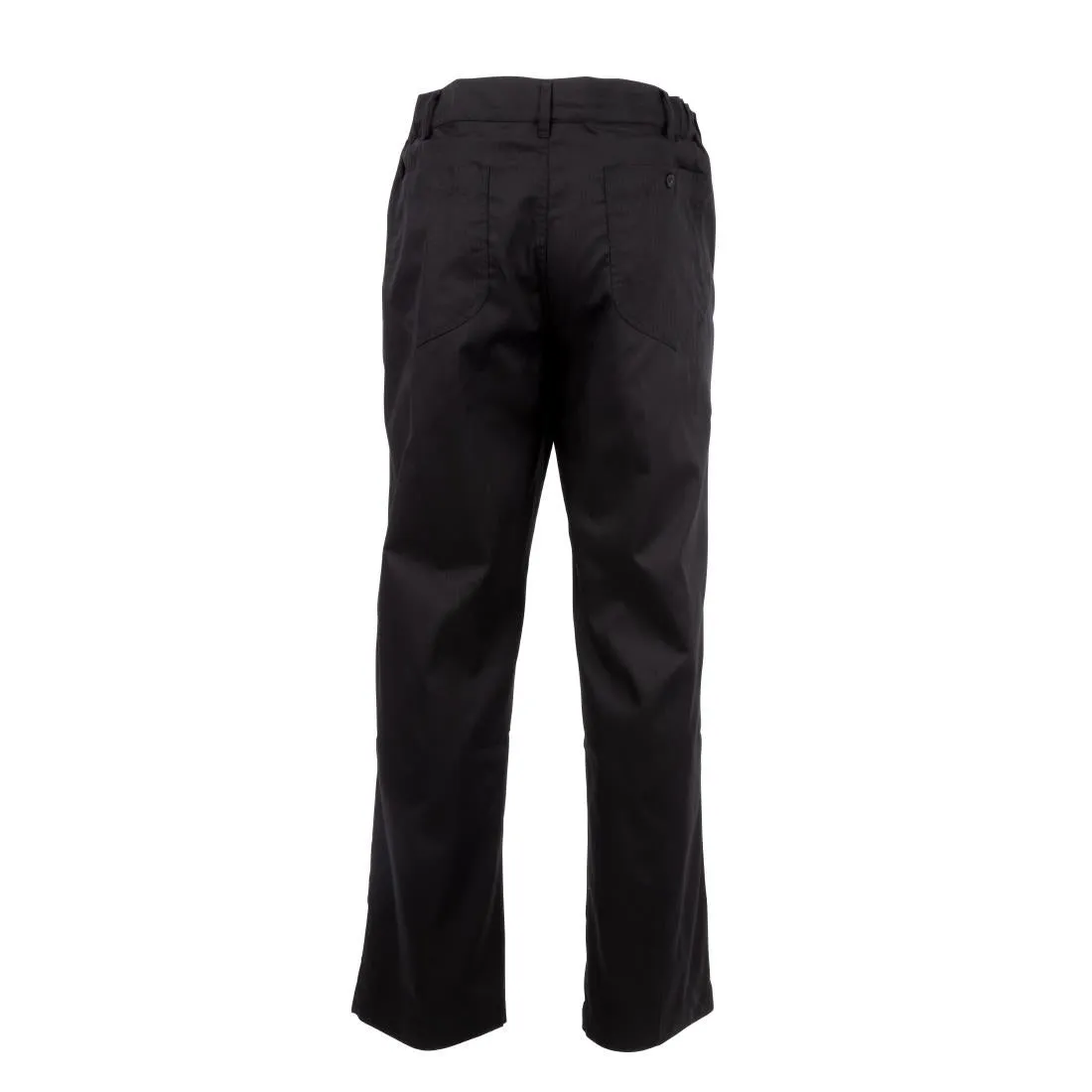 A674-XXL Chef Works Unisex Professional Series Chefs Trousers Black Herringbone