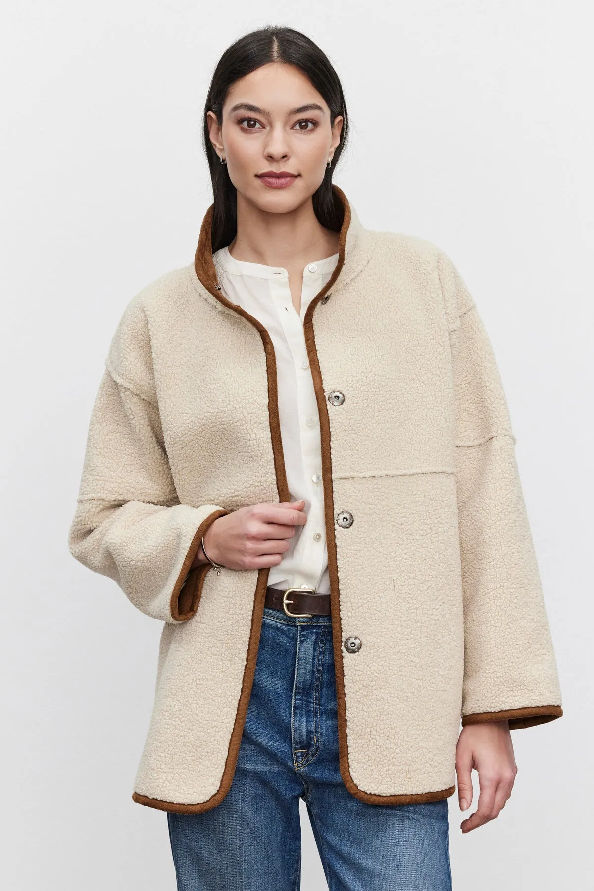 ALBANY LUXE SHERPA REVERSIBLE JACKET