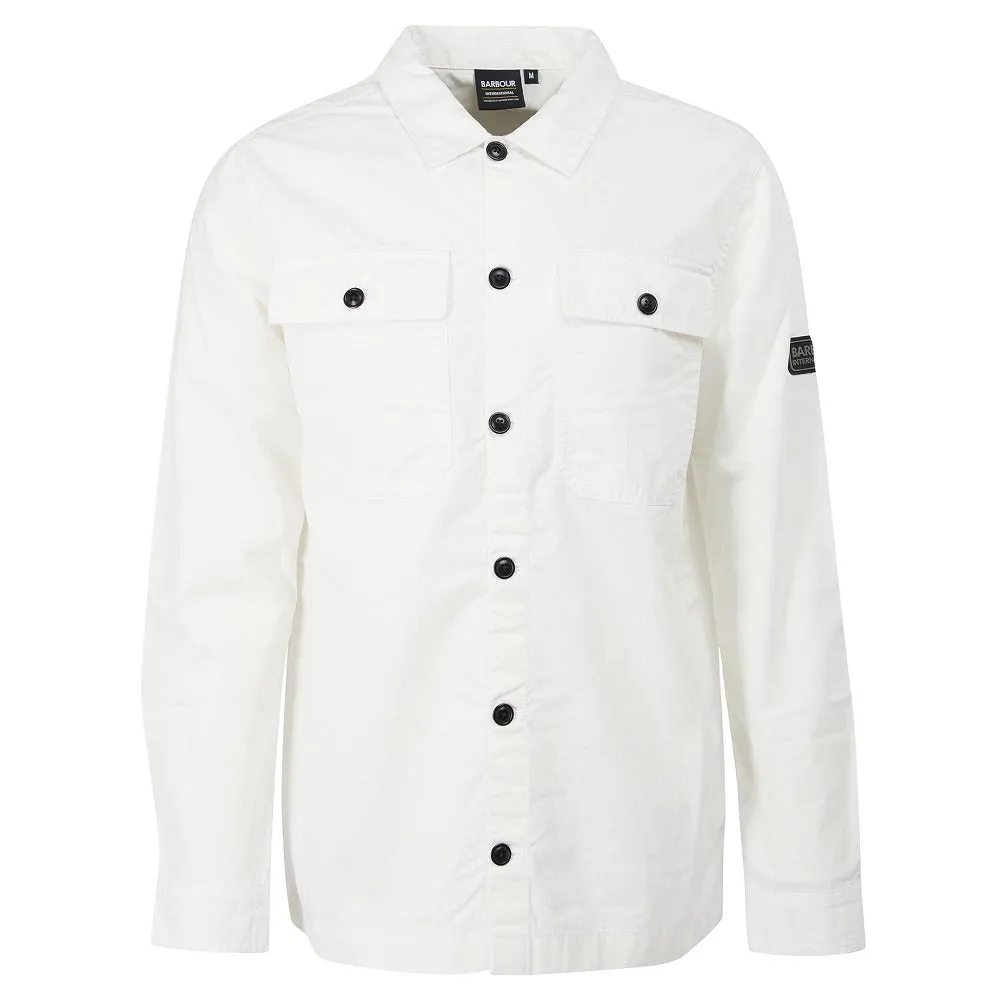 Barbour International Adey Overshirt In Whisper White