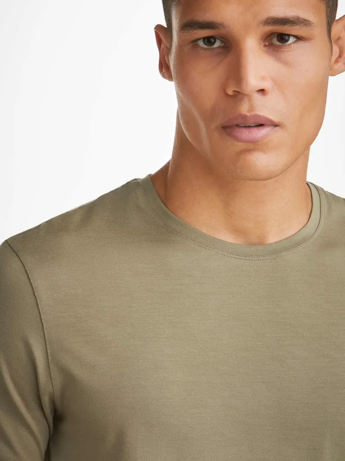 Basel Micro Modal Stretch short sleeve - Khaki