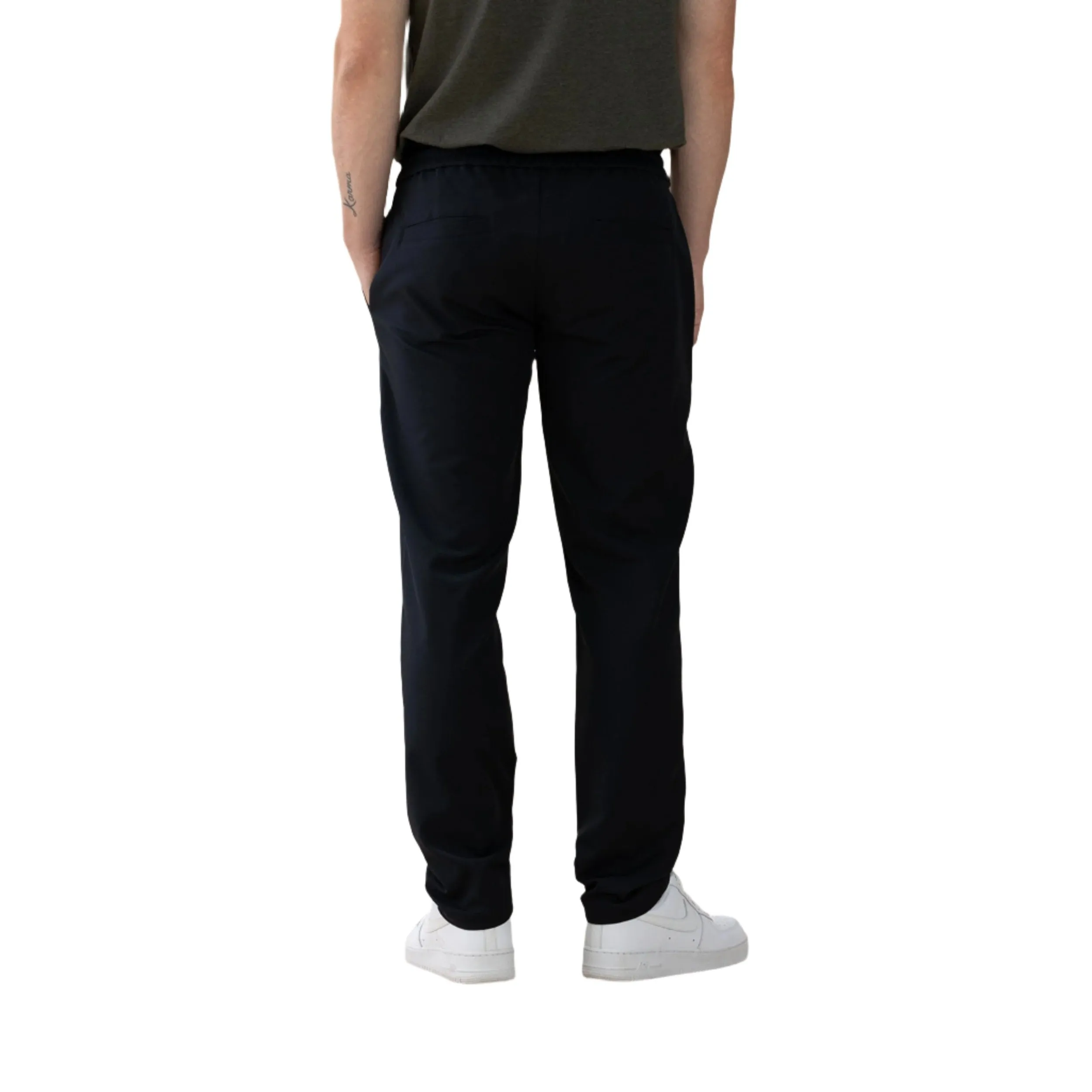 Black Pintuck Trouser