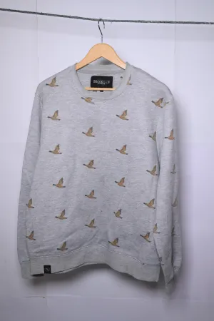 Brooklyn Grey Birds Sweatshirt - Large