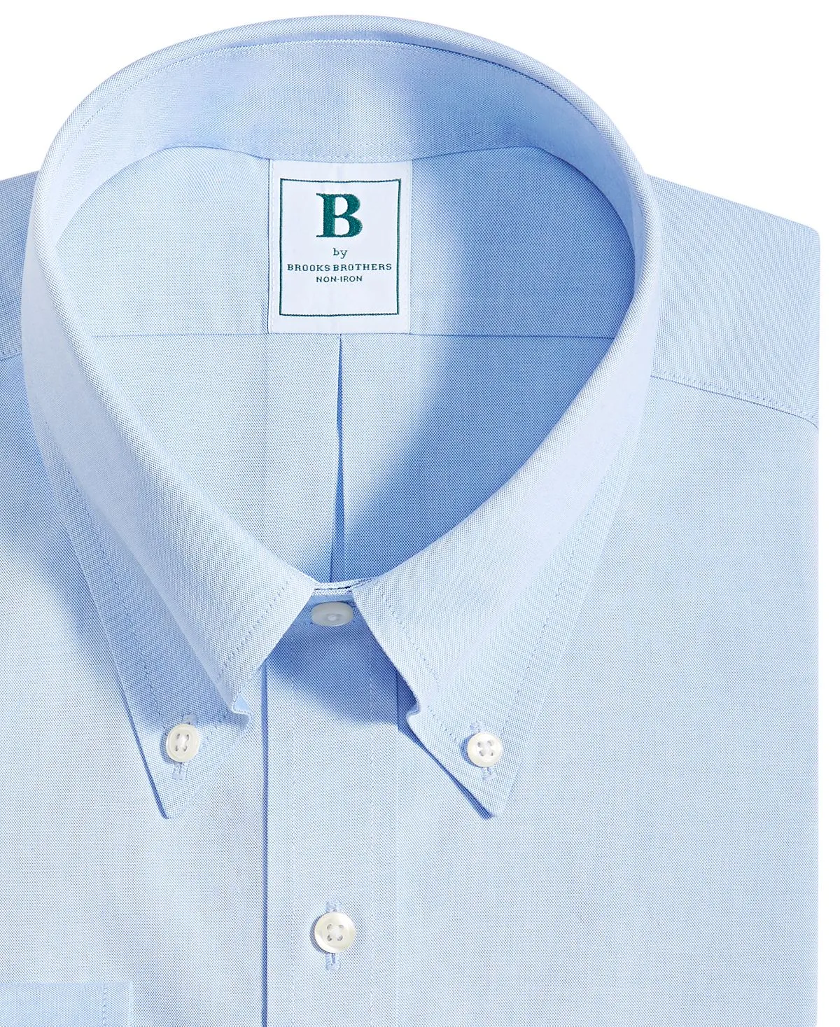 Brooks Brothers Men's Plain Regular Fit No Iron Dress Shirts