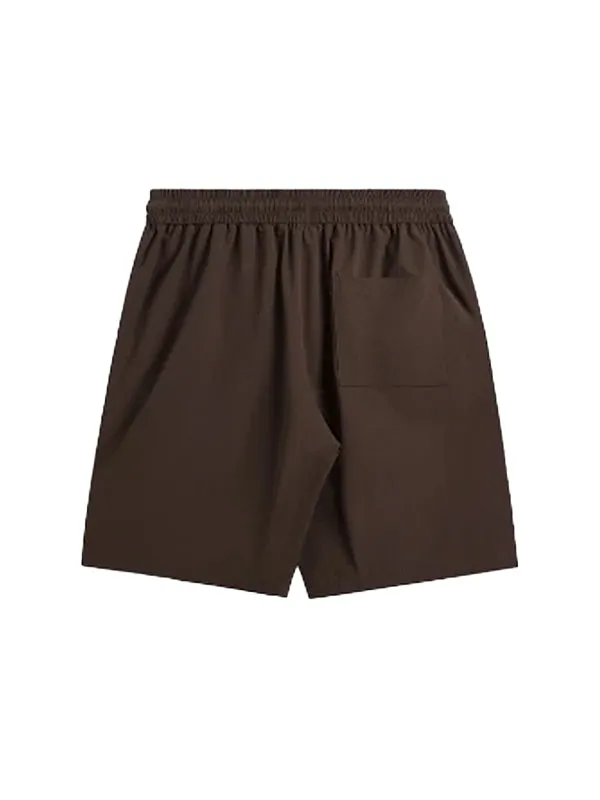 Brown Lightweight Shorts with Large Pockets