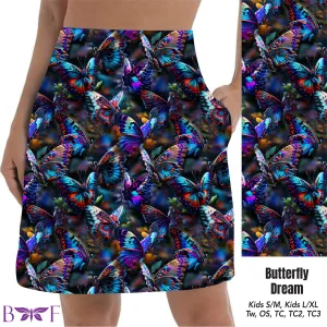 Butterfly Dream Skorts with pockets