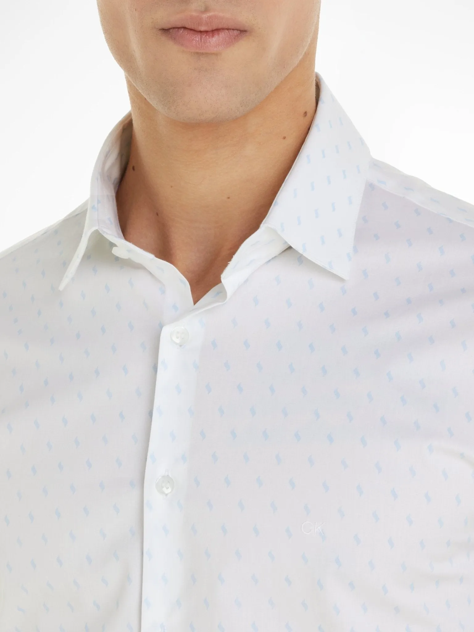 Calvin Klein Stretch Fluid Print Shirt