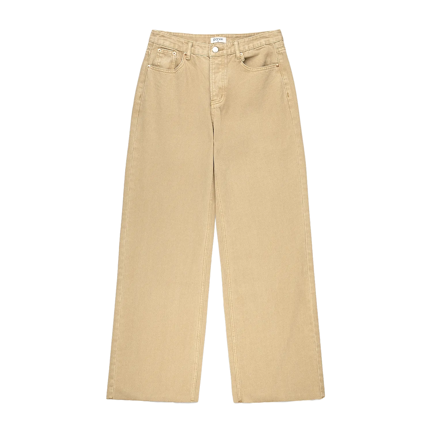 Camel Low Rise Baggy Jeans