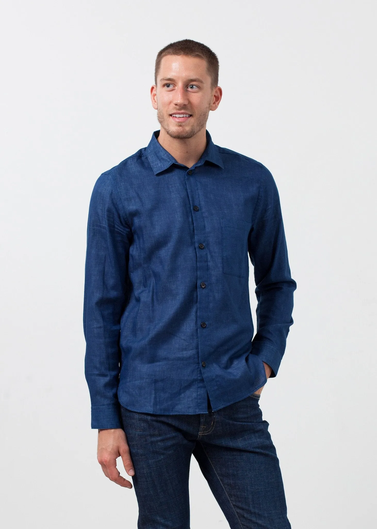 Casual Indigo Shirt