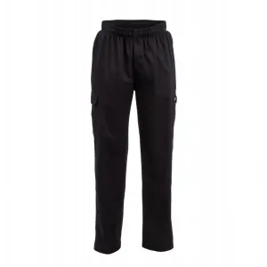 Chef Works Unisex Classic Fit Cargo Chefs Trousers Black S - B222-S