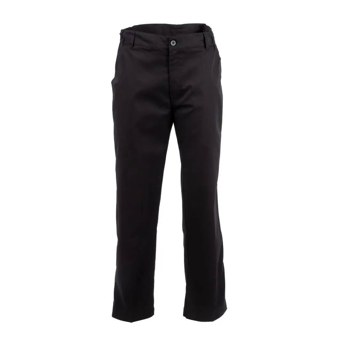 Chef Works Unisex Professional Series Chefs Trousers Black Herringbone L