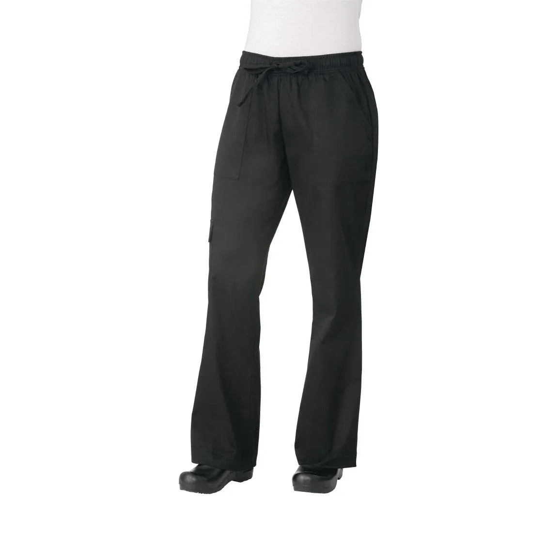 Chef Works Womens Cargo Chefs Trousers Black 2XL - B630-XXL