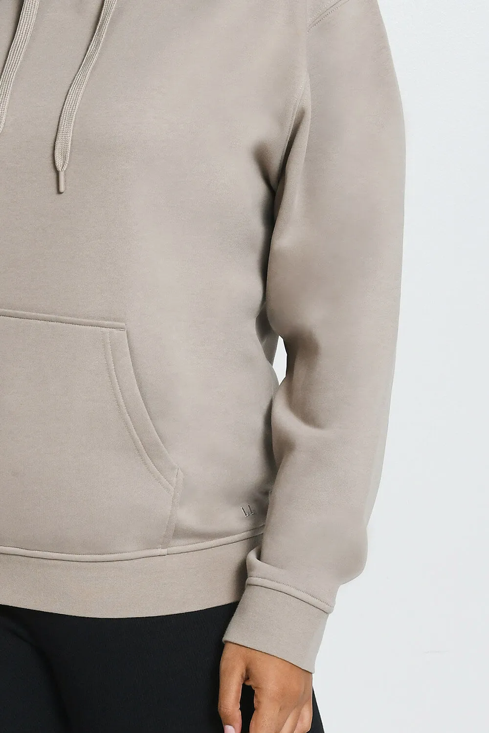 Curve Everyday Pullover Hoodie - Oatmeal Beige