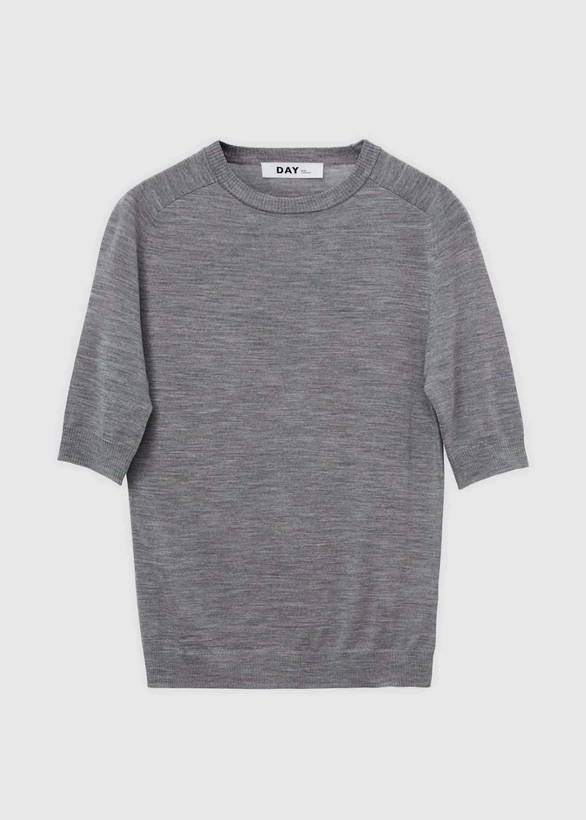 DAY Carolina Daily Elements Top - Medium Grey Melange