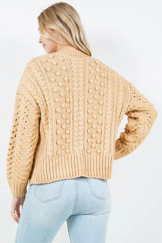 Debut Open Knit Cardigan