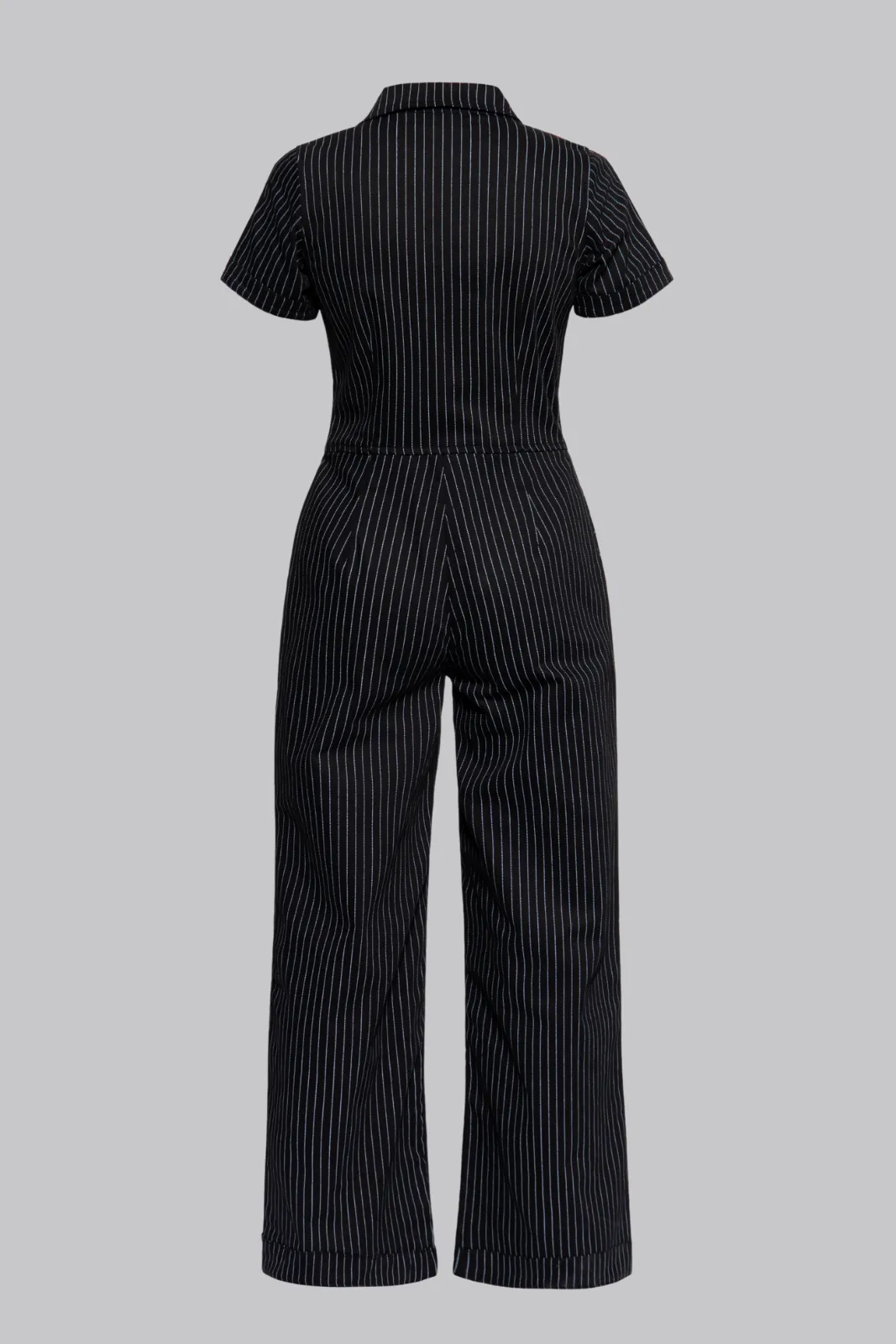 Denim Pinstripe Overalls