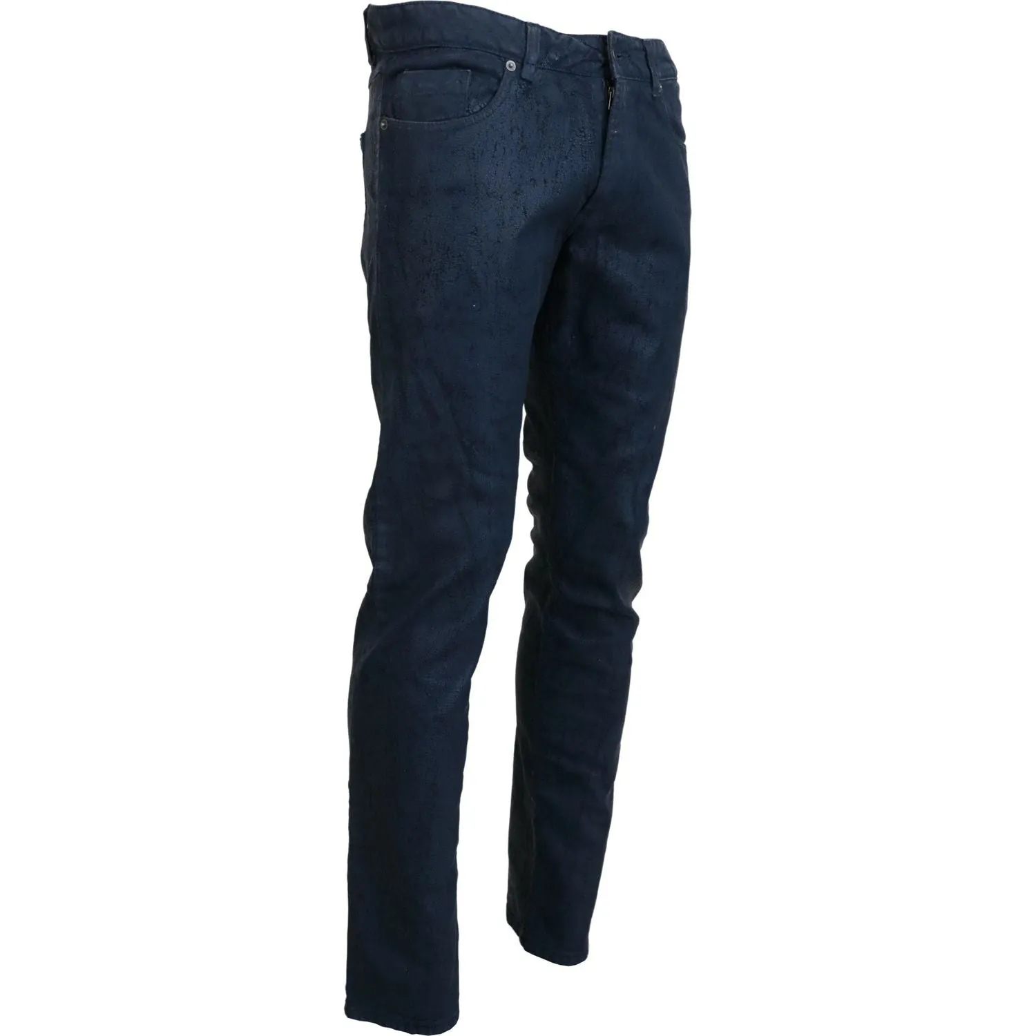 Exte Chic Tapered Blue Denim Jeans