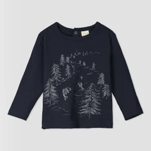 Jago t-shirt in navy trees