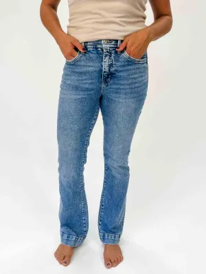 LOVERVET: Tummy Control High Rise Bootcut Jeans