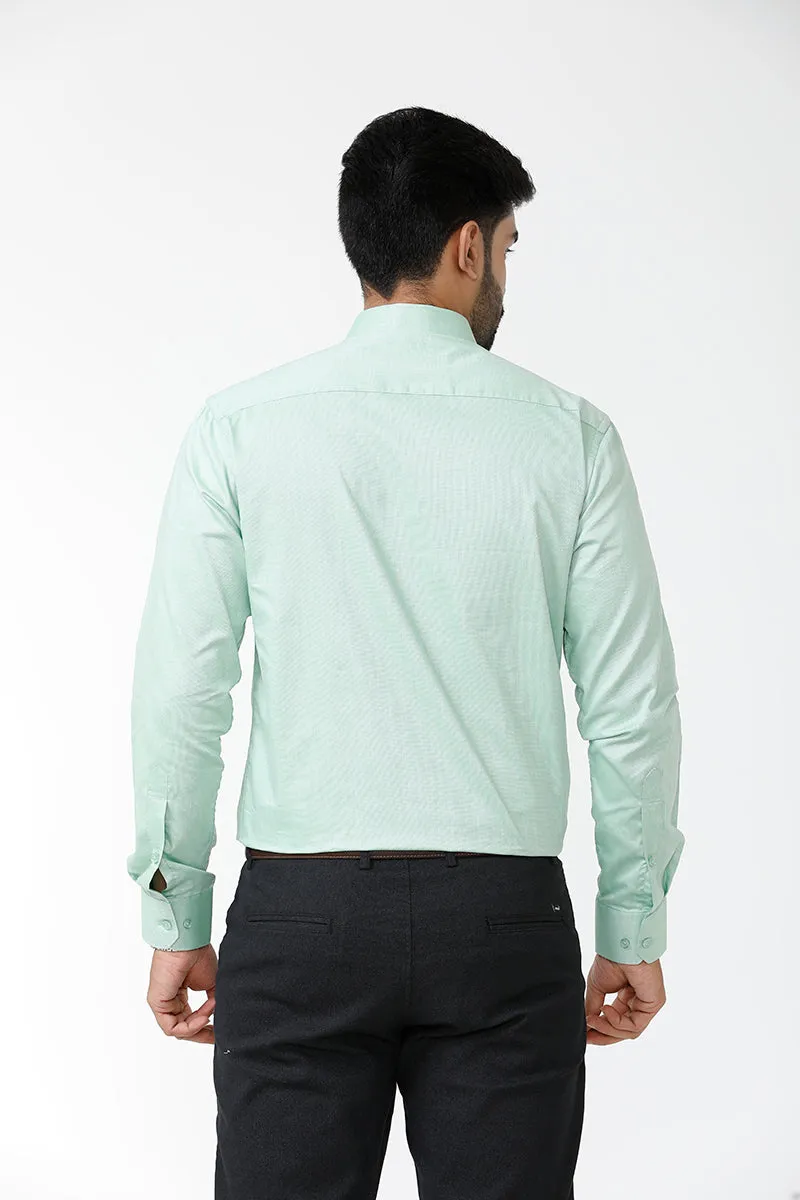 Luxor - Light Green Formal Shirts for Men | Ariser