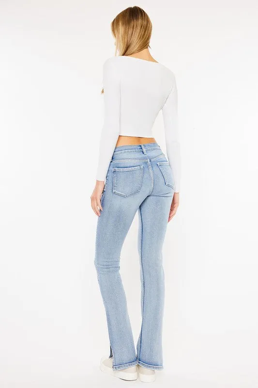 Maxine Mid Rise Y2K Bootcut Jean