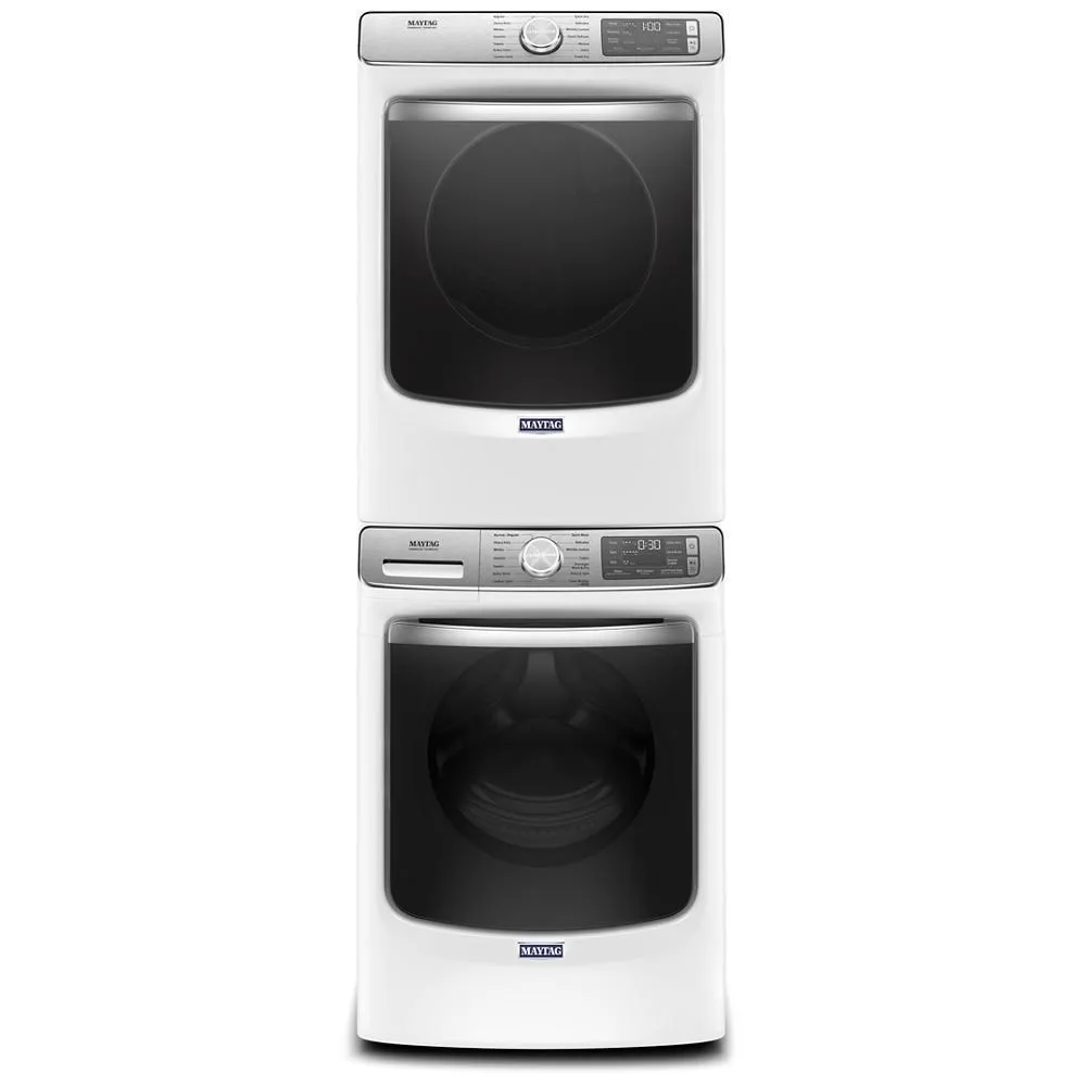 Maytag MED8630HW Smart Front Load Electric Dryer with Extra Power and Advanced Moisture Sensing Plus - 7.3 cu. ft.