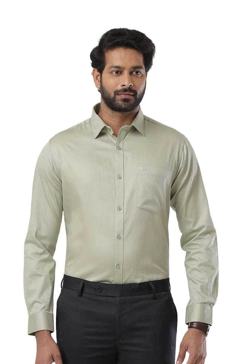 Monti - French Green Formal Shirts for Men | Ariser