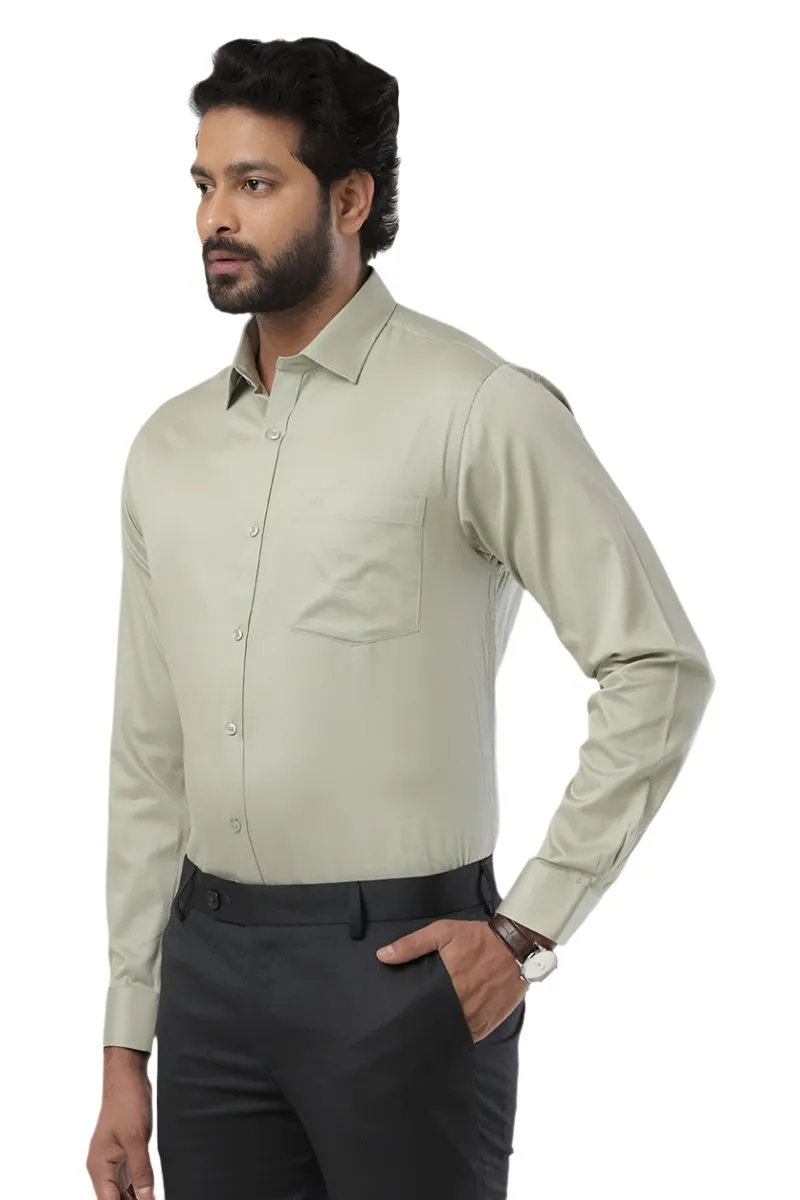 Monti - French Green Formal Shirts for Men | Ariser