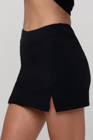 Nilla Lightweight Skort | Recycled Nylon | Black