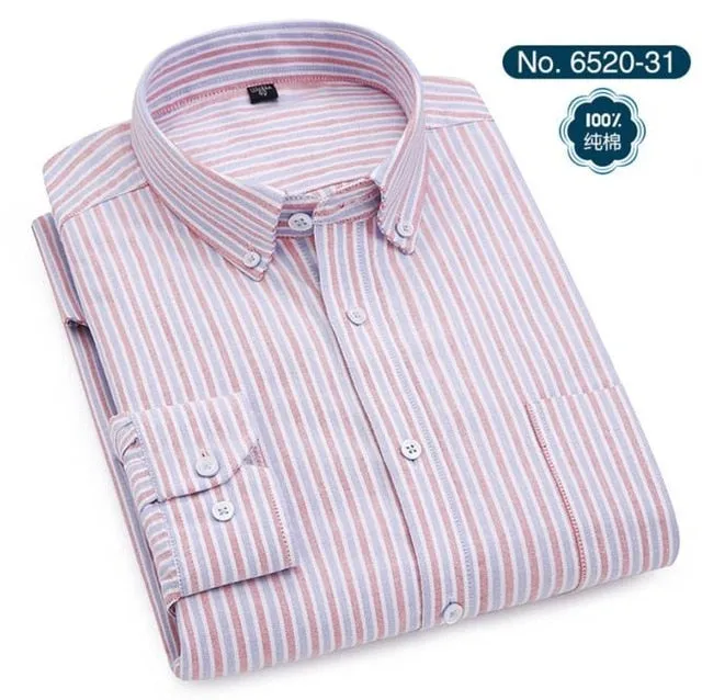 Oxford Men Cotton Dress Shirts