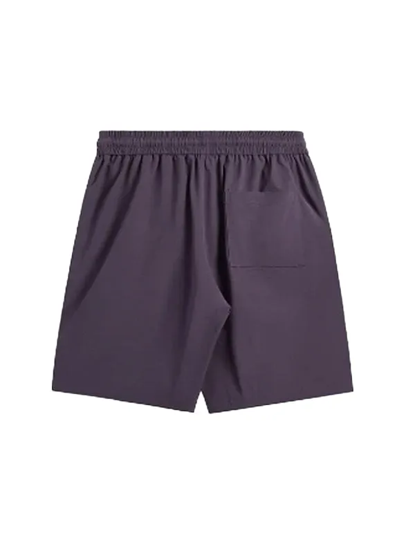 Purple Lightweight Shorts with Large Pockets