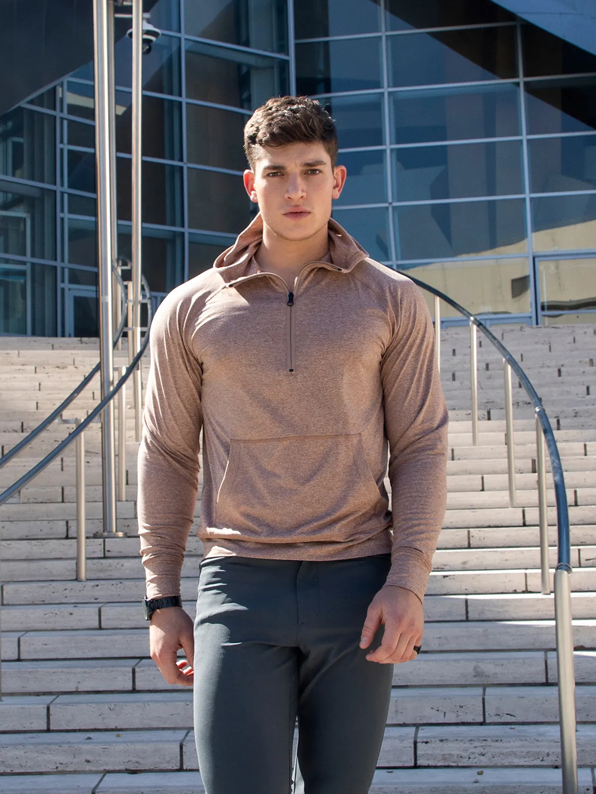 Softest Performance Stretch Half Zip Hoodie