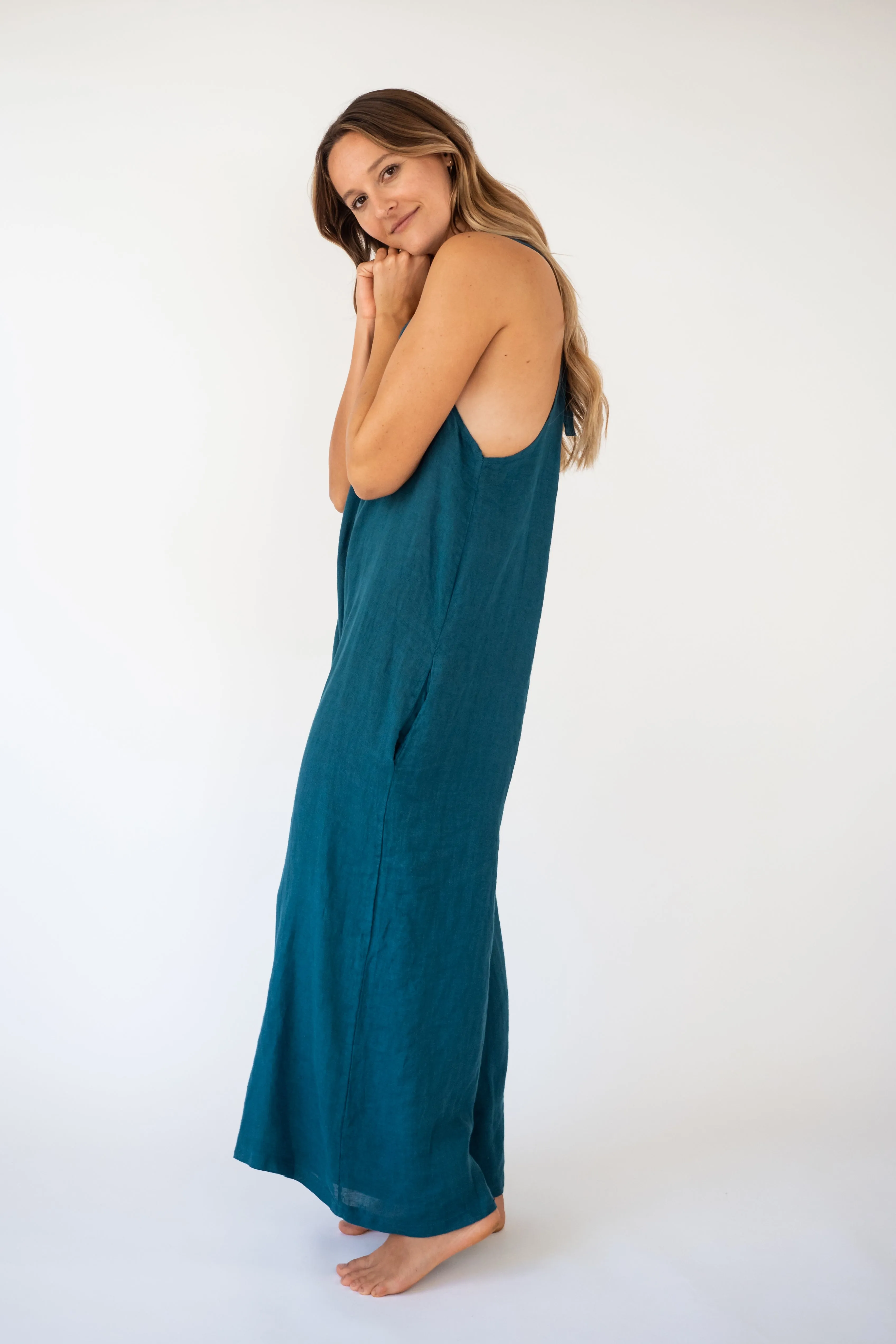 The WAIMEA Linen Jumpsuit