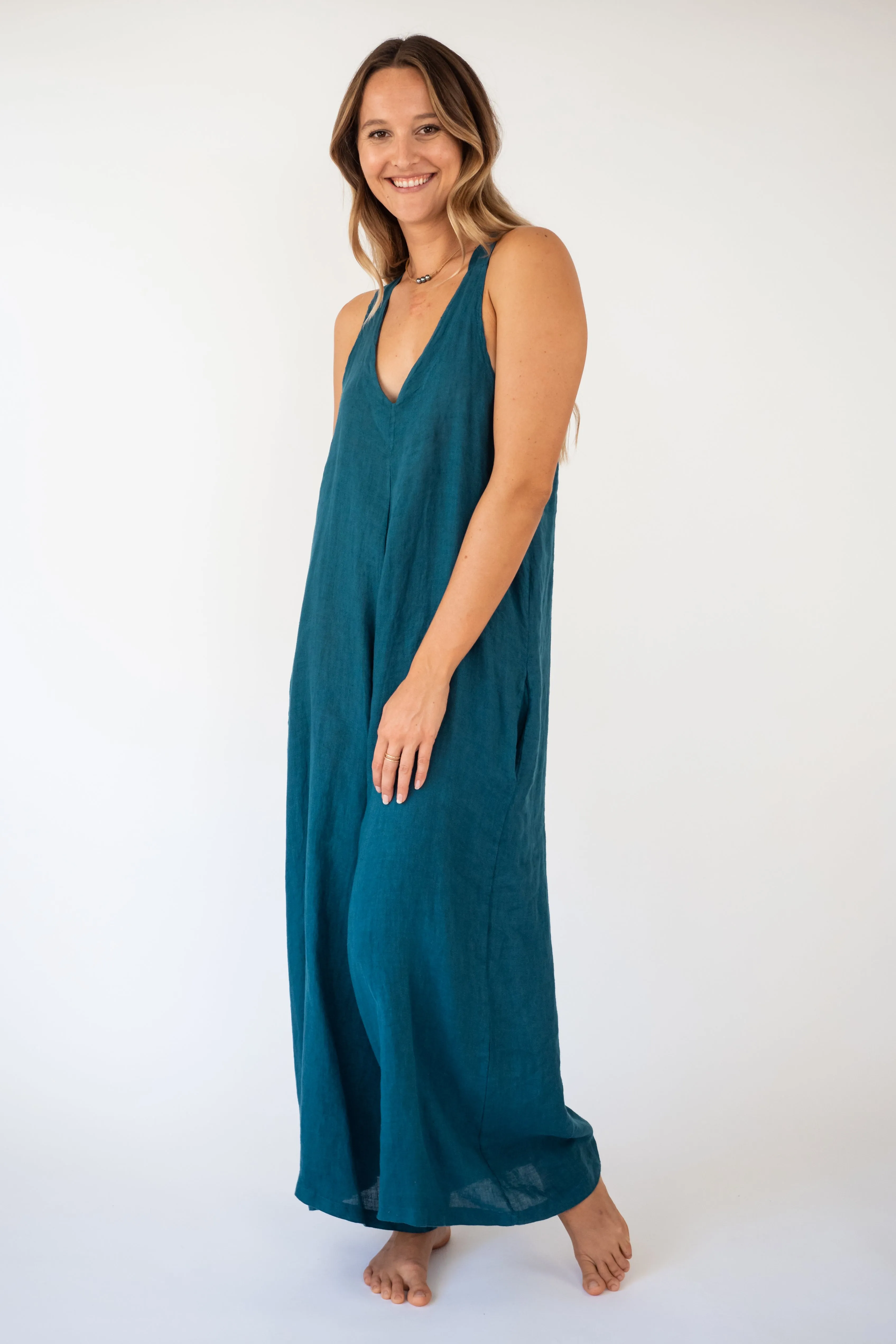 The WAIMEA Linen Jumpsuit