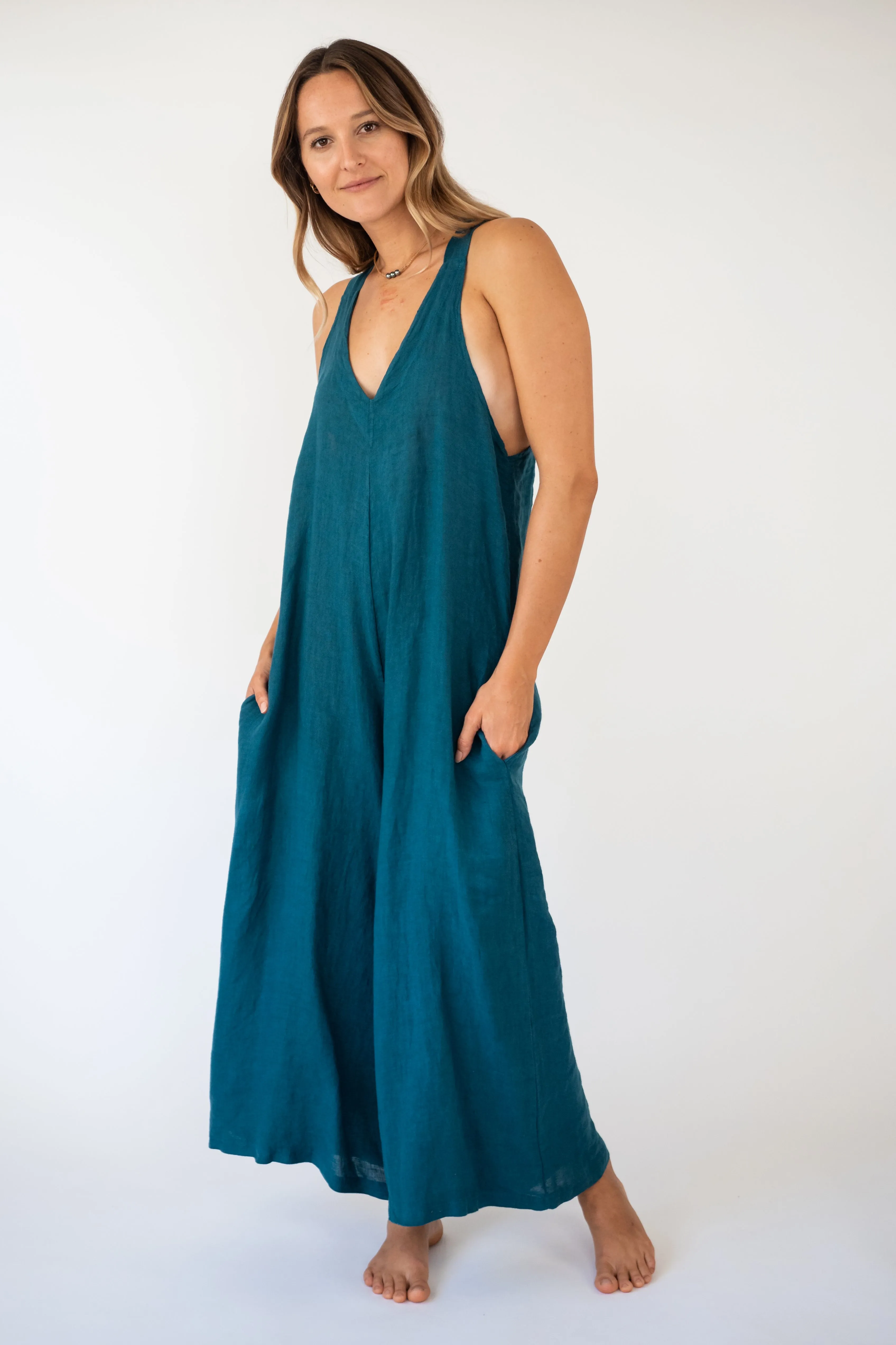 The WAIMEA Linen Jumpsuit