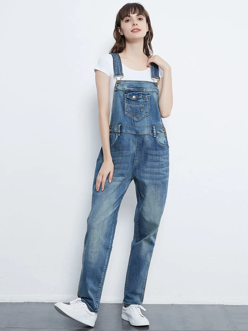 Vintage Straight-Leg Overalls