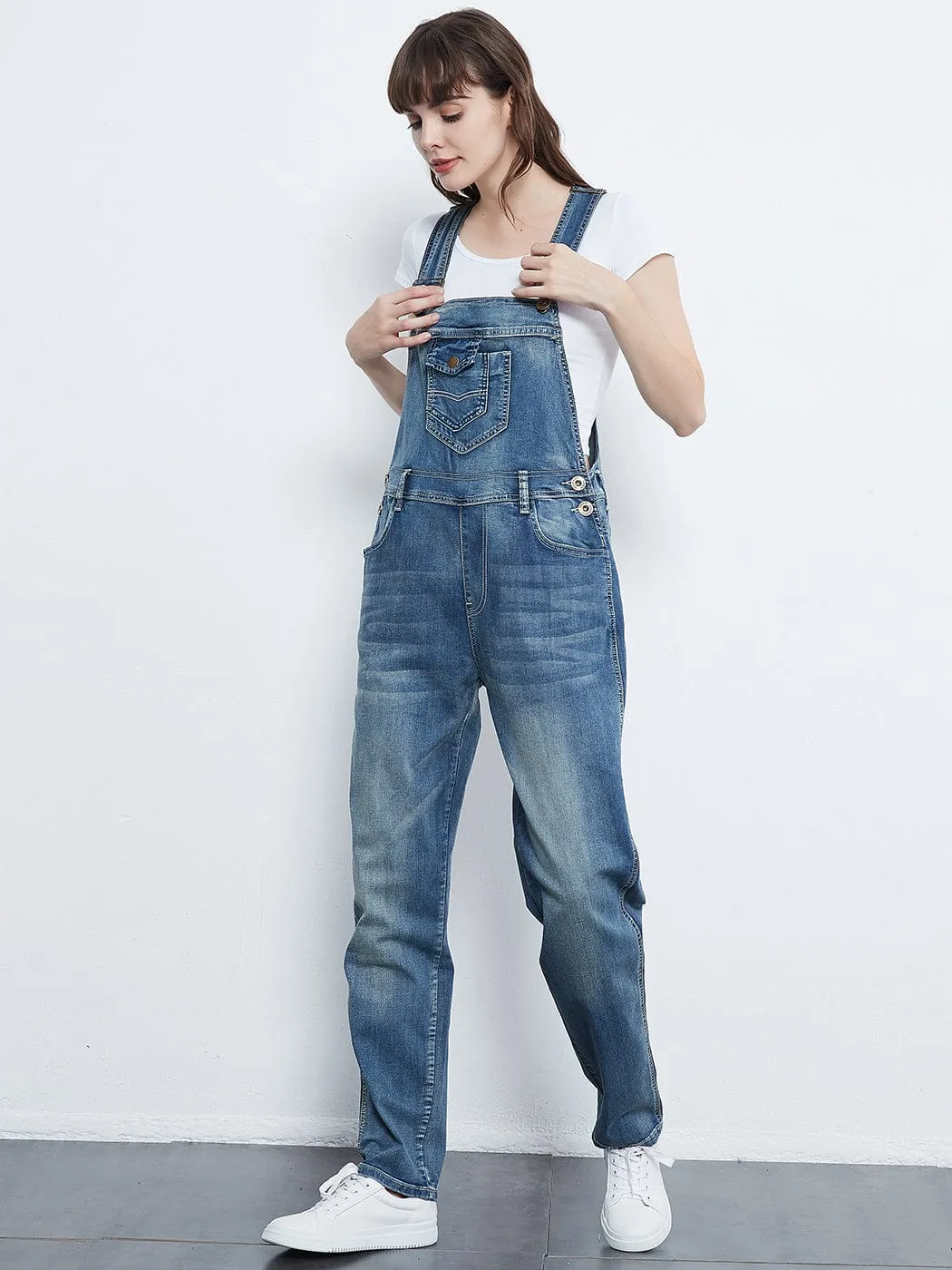 Vintage Straight-Leg Overalls