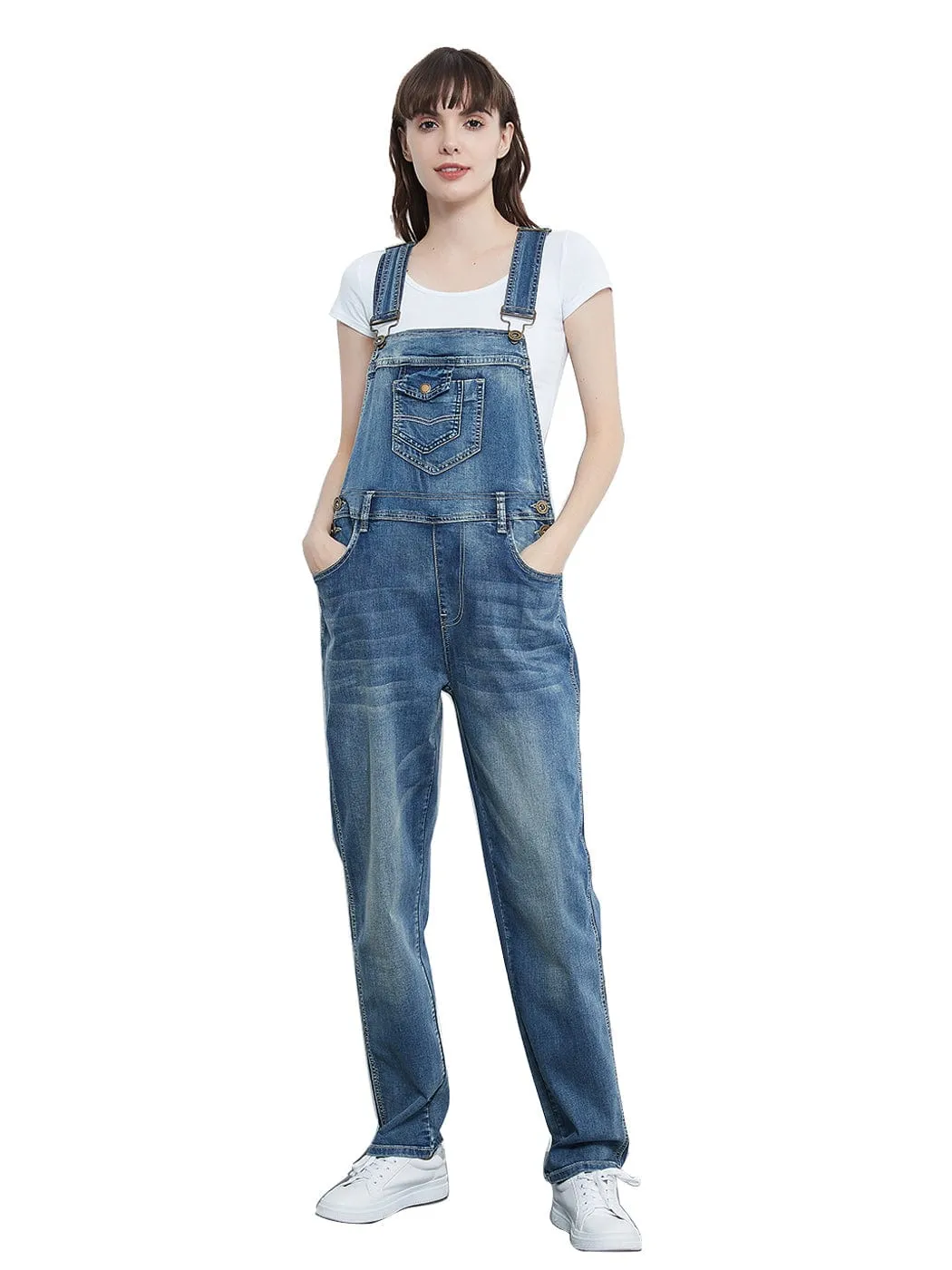 Vintage Straight-Leg Overalls