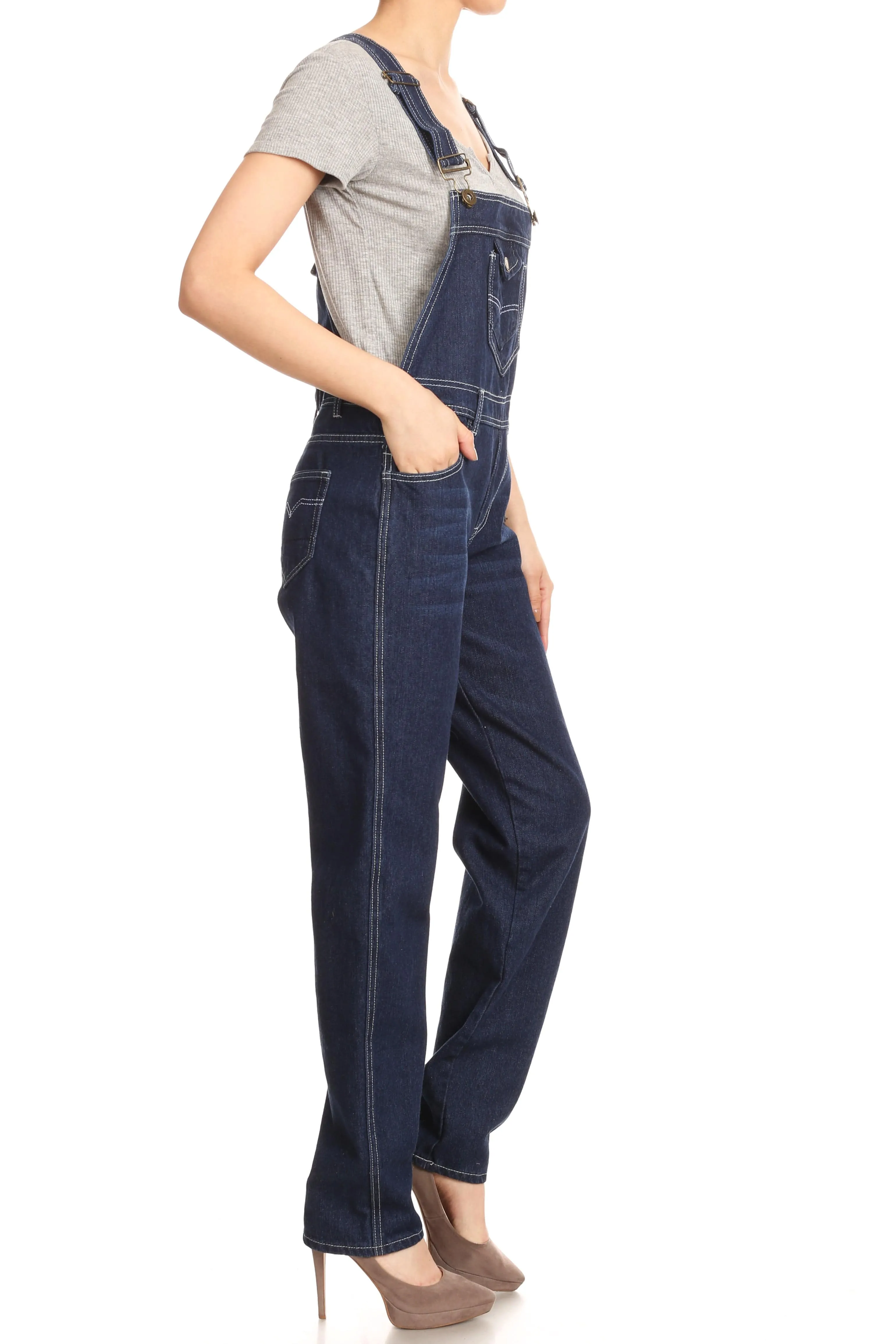 Vintage Straight-Leg Overalls