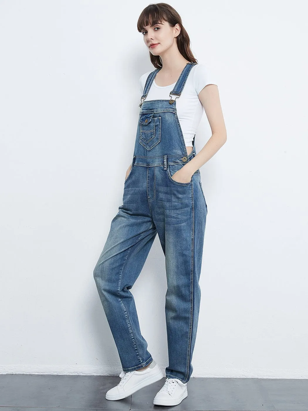 Vintage Straight-Leg Overalls