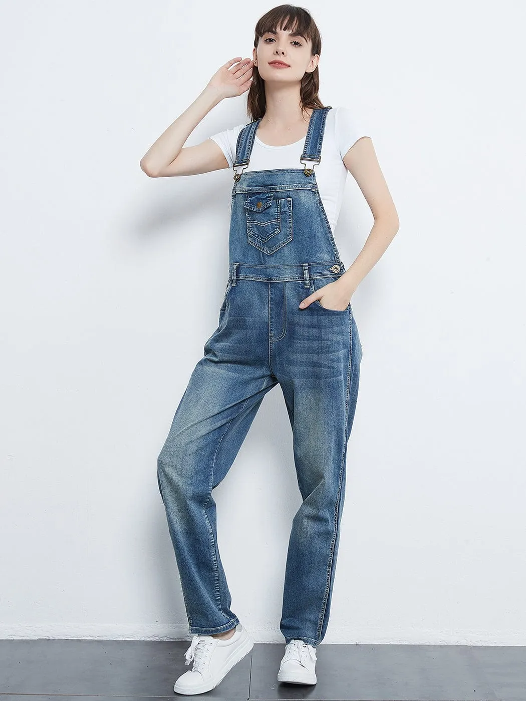 Vintage Straight-Leg Overalls