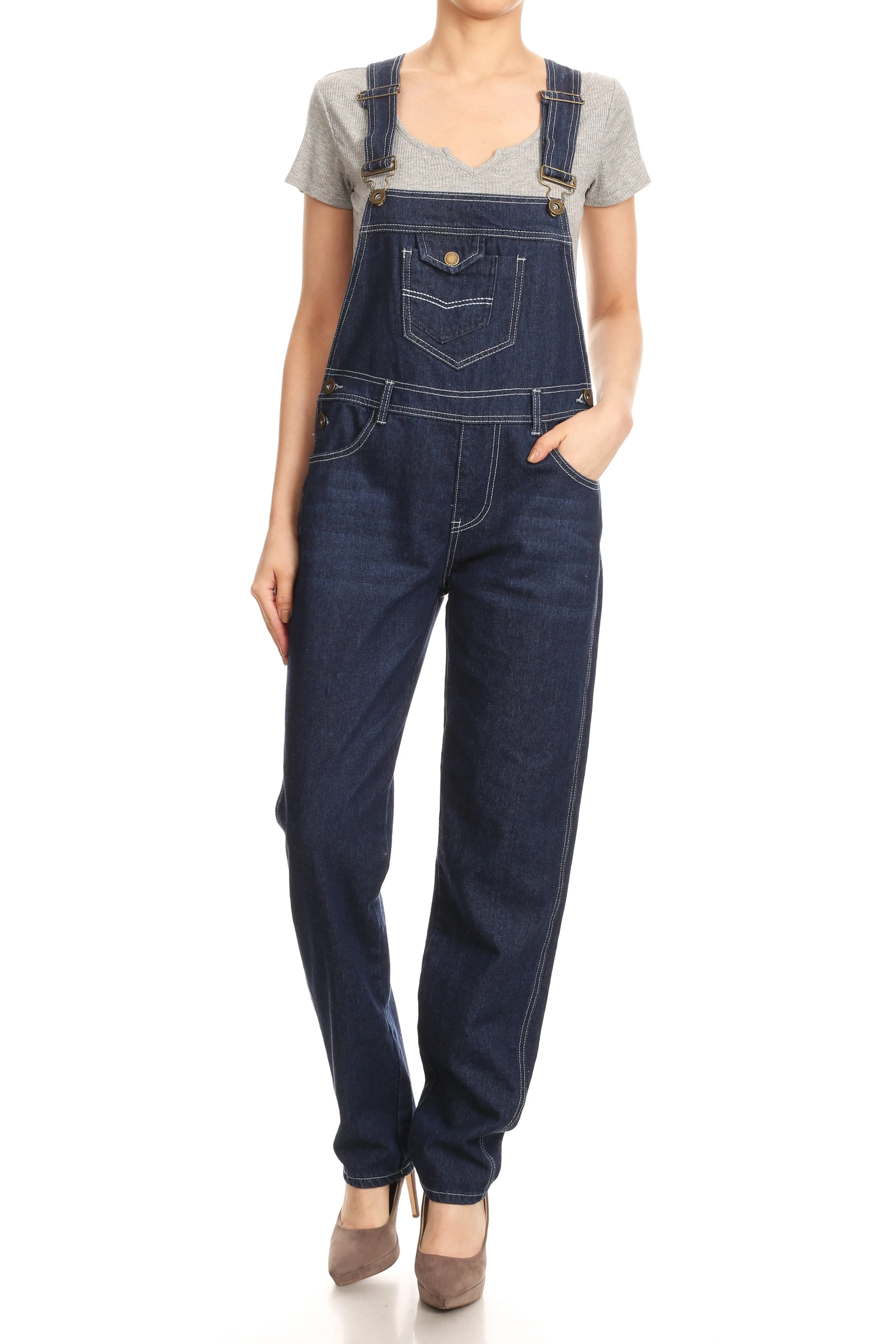 Vintage Straight-Leg Overalls