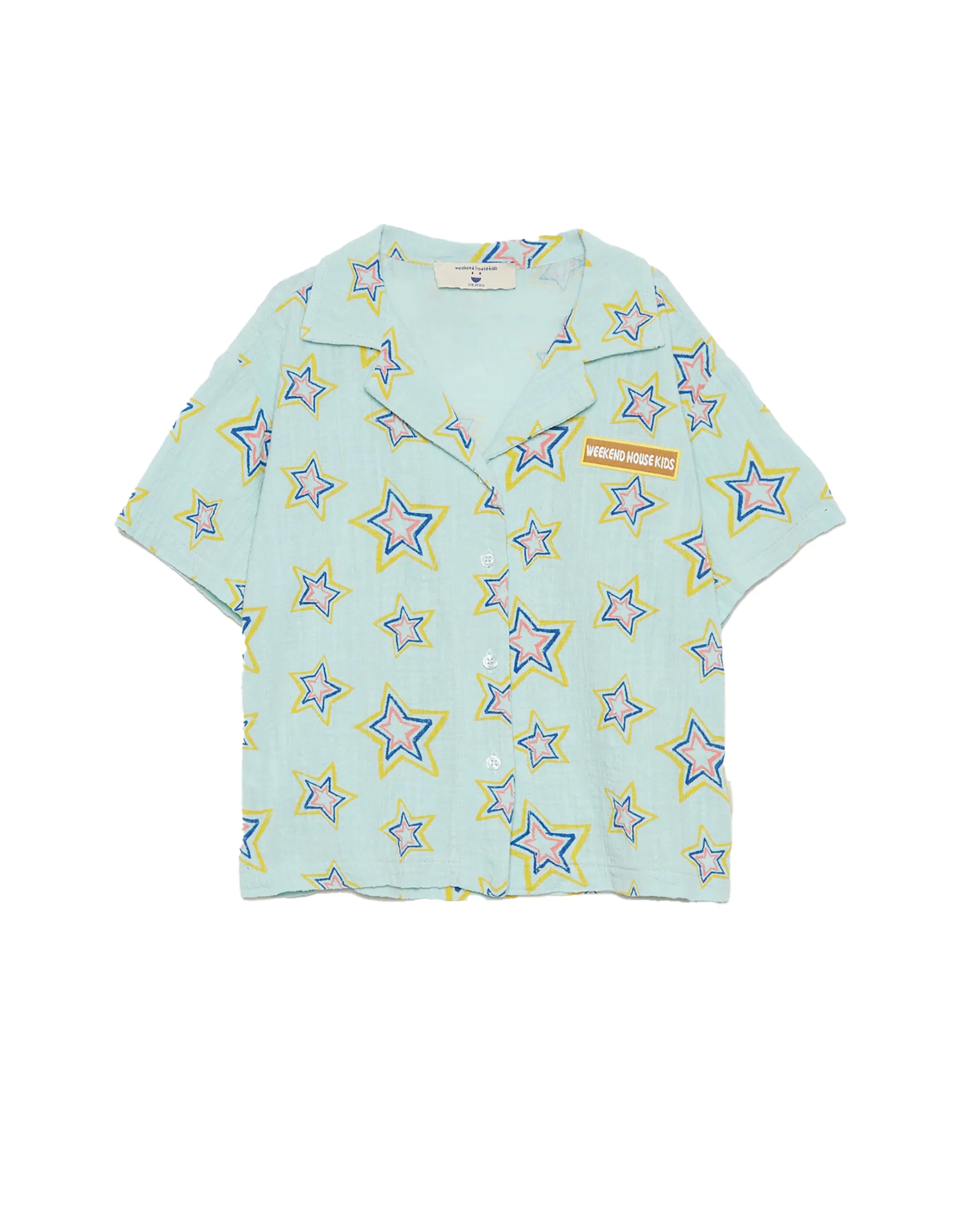 WEEKEND HOUSE KIDS Things I Like ALL OVER STARS BUTTONED SHIRT