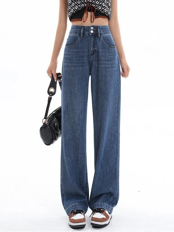 Wenkouban High-waisted, high-waisted air jeans