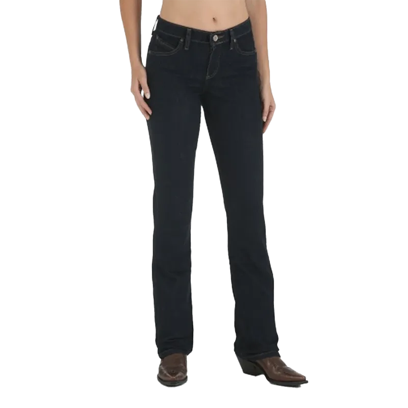 Wrangler Women's Dark Dynasty Ultimate Riding Q-baby Jeans