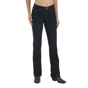 Wrangler Women's Dark Dynasty Ultimate Riding Q-baby Jeans