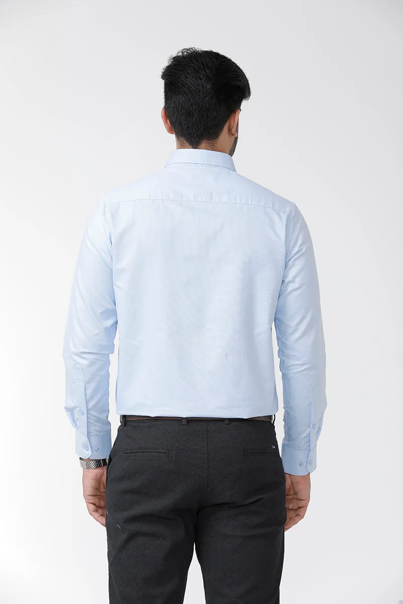 Zurich - Blue Formal Shirts for Men | Ariser